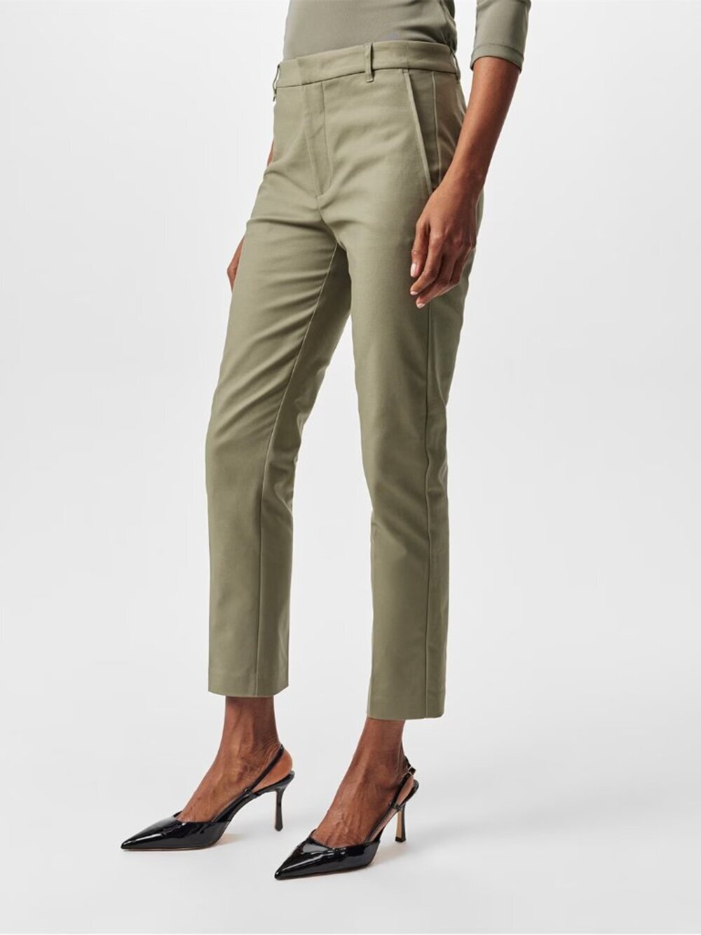 NWT Lauren Ralph Lauren Women's‎ Double Faced Stretch Cotton Pants